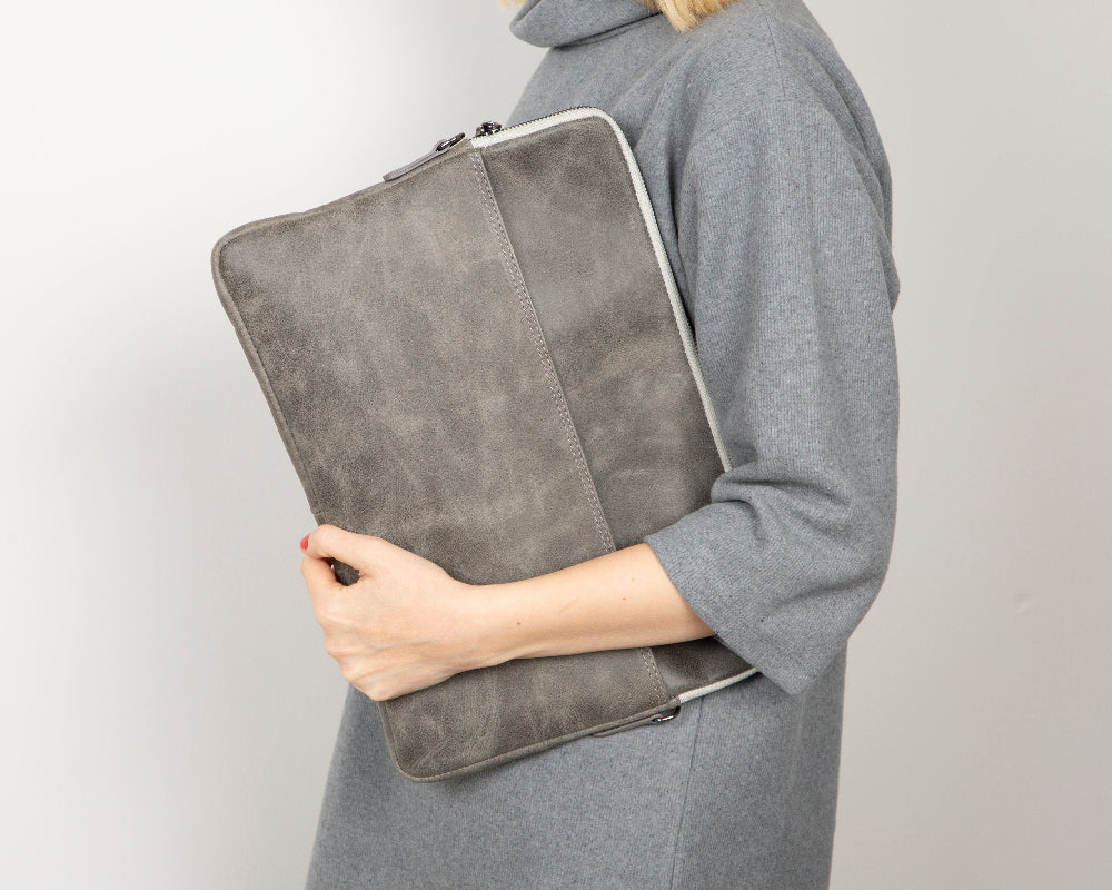 Torino Ash Gray Super Slim 16Inç Laptop / Macbook Kılıf
