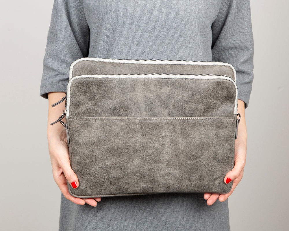 Torino Ash Gray Super Slim 16Inç Laptop / Macbook Kılıf