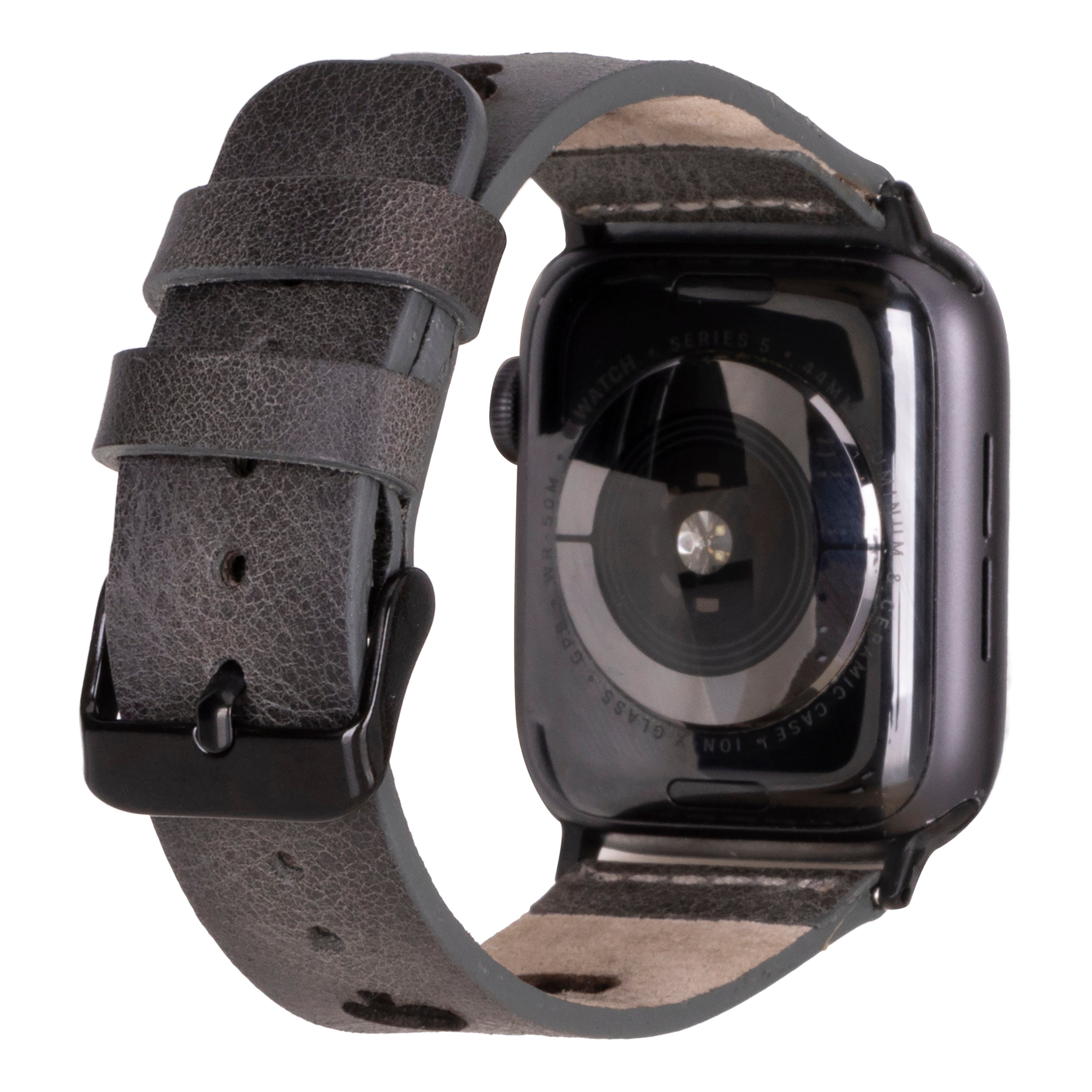 Valais Stone Ash Leather Apple Watch Kordon-44/45/46/49Mm