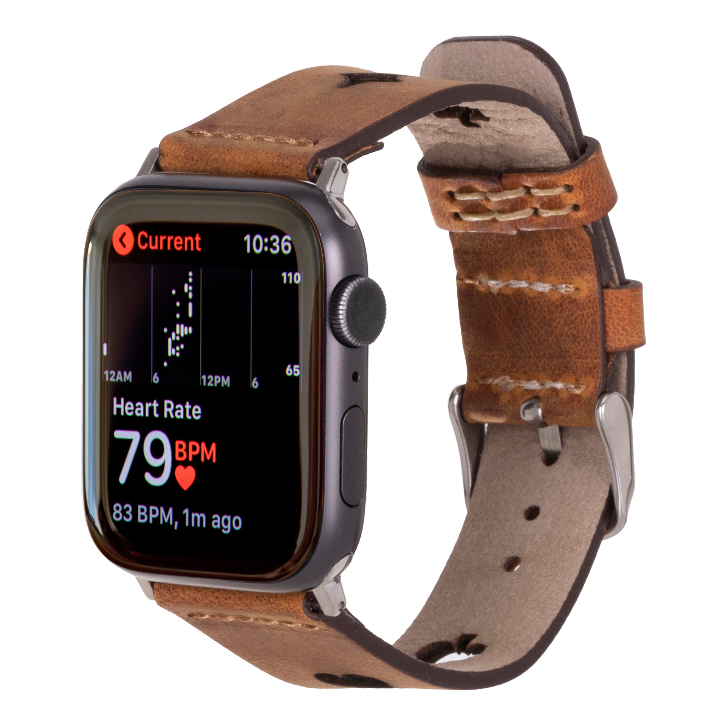 Valais Tan Leather Apple Watch Kordon-44/45/46/49Mm