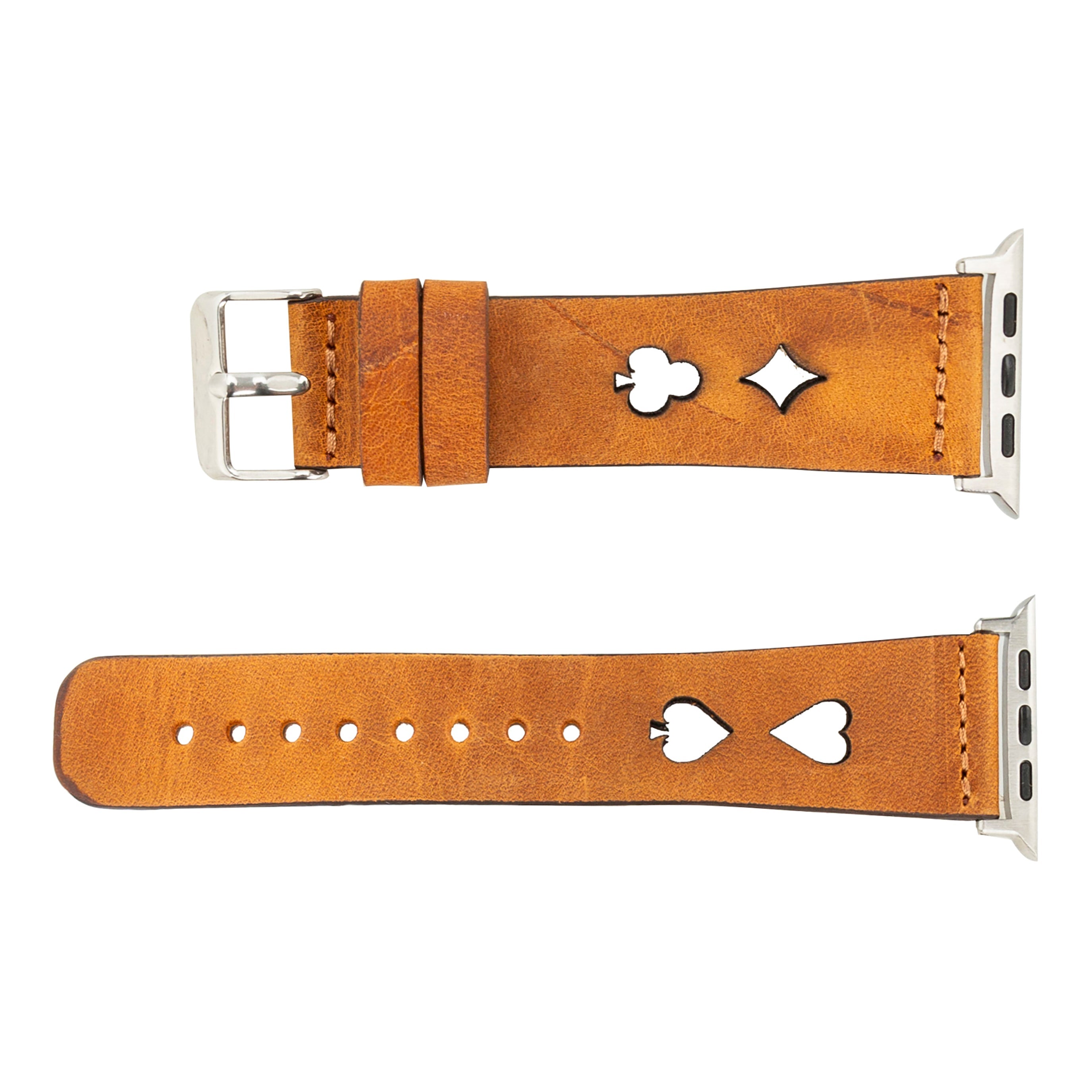 Valais Tan Leather Apple Watch Kordon-44/45/46/49Mm