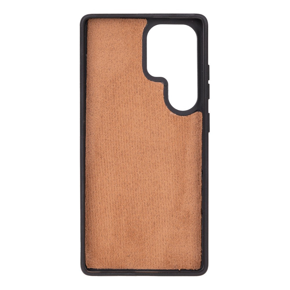 Valeno Mocca Deri Wallet Case Samsung Galaxy S25 Ultra (6.9") | Manyetik Ayrılabilir Cüzdanlı Telefon Kılıfı
