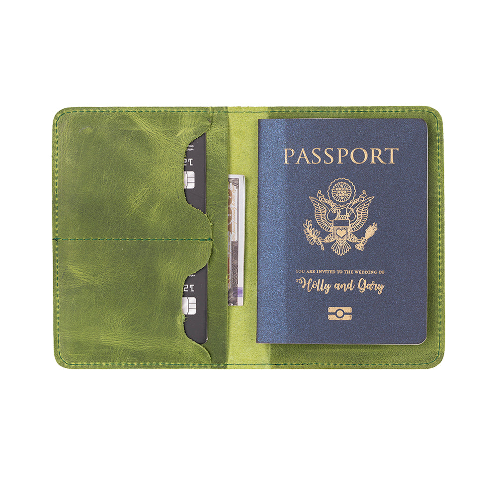 Bloominbag-Viaggio Voyager Olive Chic Deri Pasaport Ve Kart Kılıfı-1-Milagron.com