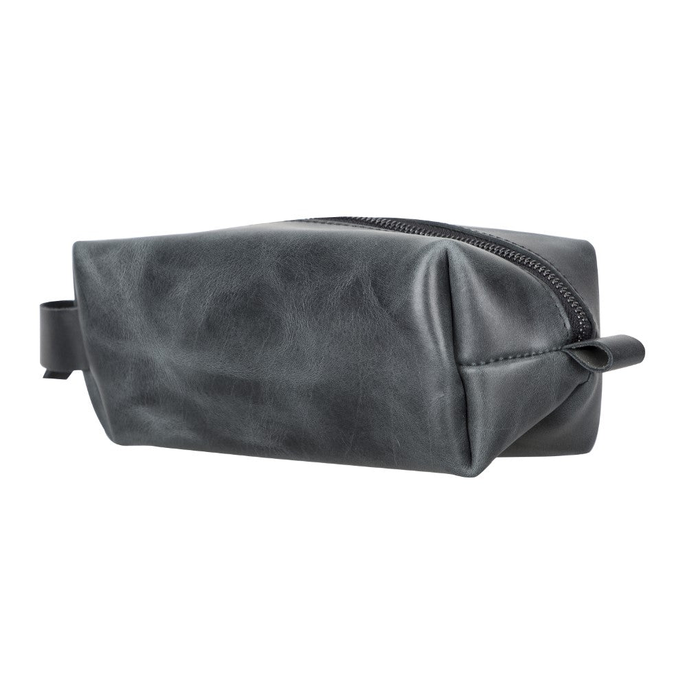 Voyage Marine Blue Hakiki Deri Dopp Kit – Large