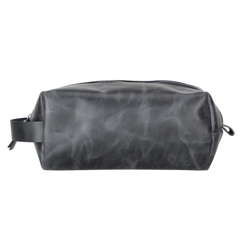 Voyage Marine Blue Hakiki Deri Dopp Kit – X Large