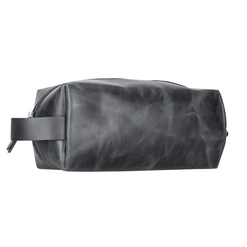 Voyage Marine Blue Hakiki Deri Dopp Kit – X Large