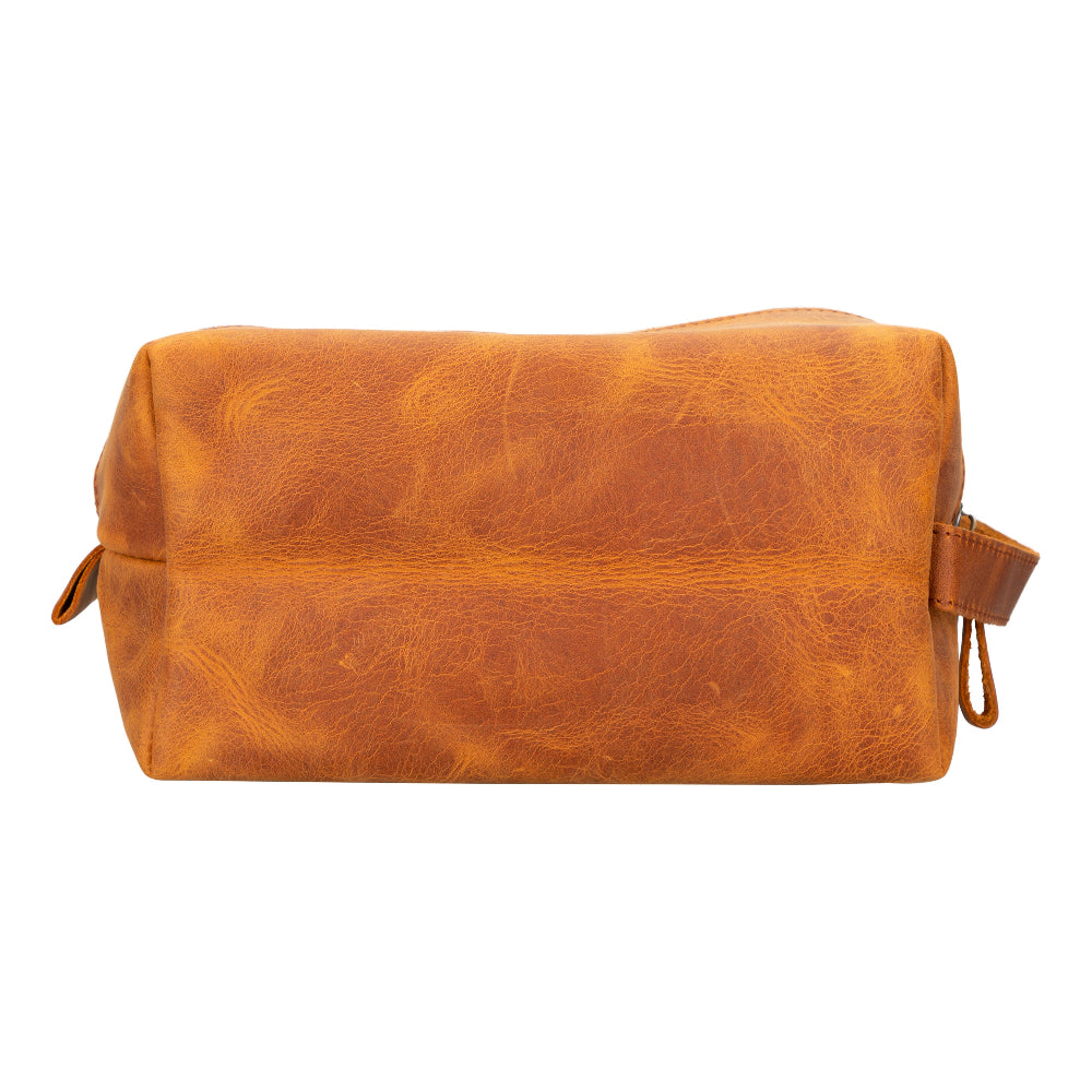 Voyage Moccasin Brown Hakiki Deri Dopp Kit – X Large