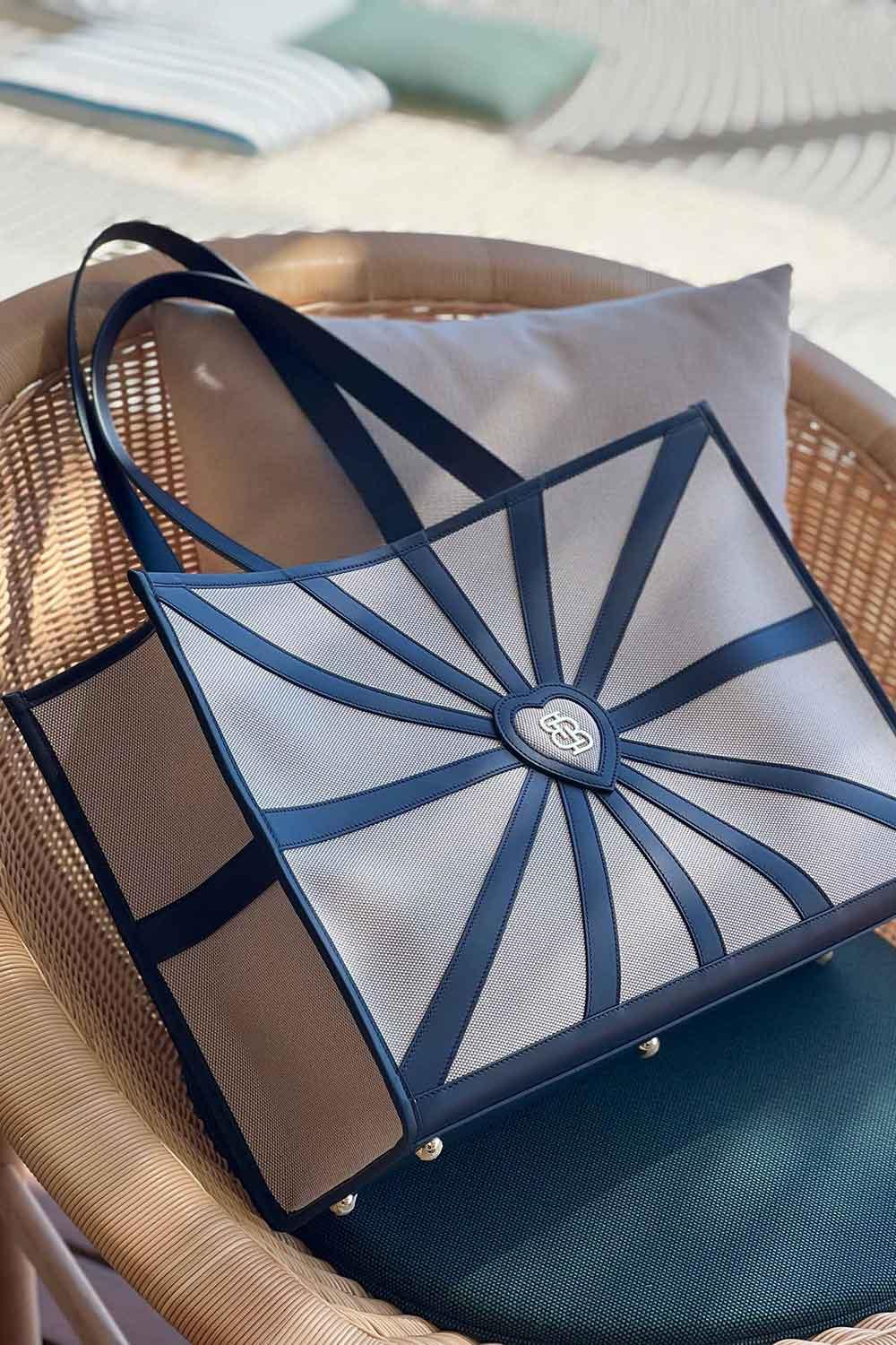 Bloomsbury-Sun Goddess - Lacivert-Omuz Çantası-4-Milagron.com