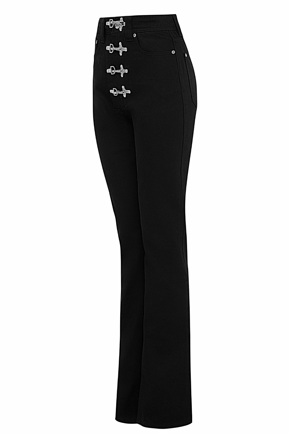 Bo&Po-Gaia Flare Jeans-Kot Pantolon-2-Milagron.com