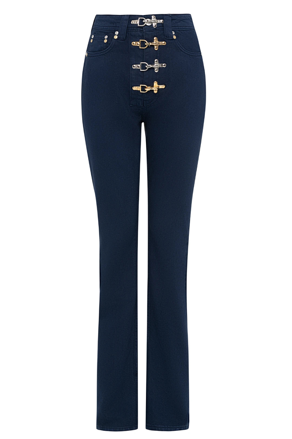 Bo&Po-Gaia Flare Jeans Parliament Blue - Mix-Kot Pantolon-1-Milagron.com