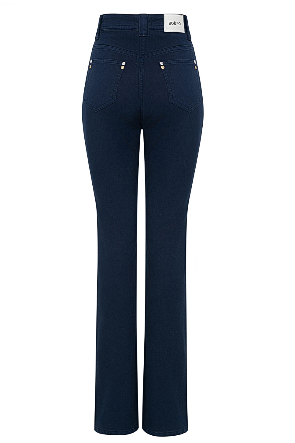 Bo&Po-Gaia Flare Jeans Parliament Blue - Mix-Kot Pantolon-3-Milagron.com