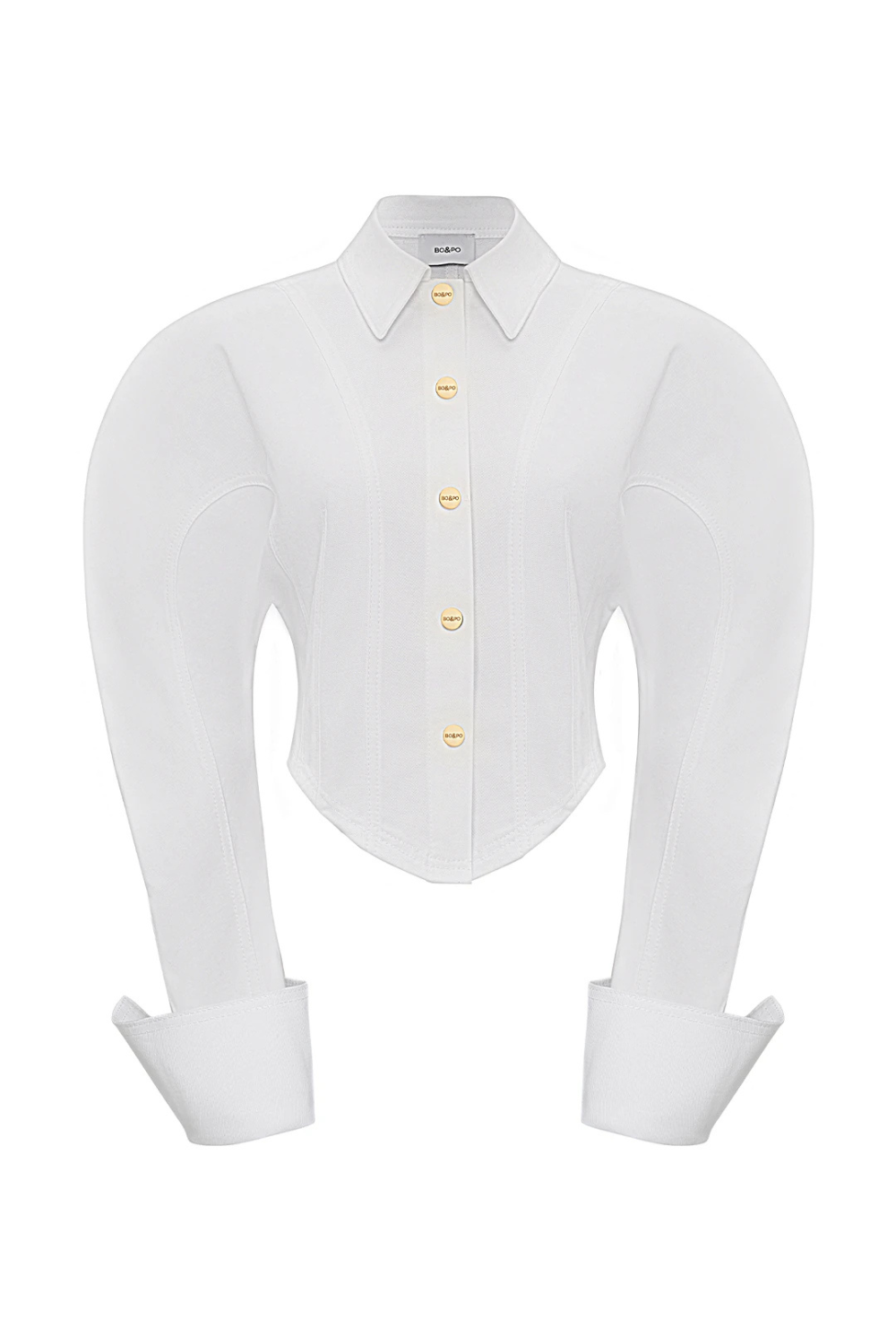 Bo&Po-Lana Shirt White-Gömlek-1-Milagron.com