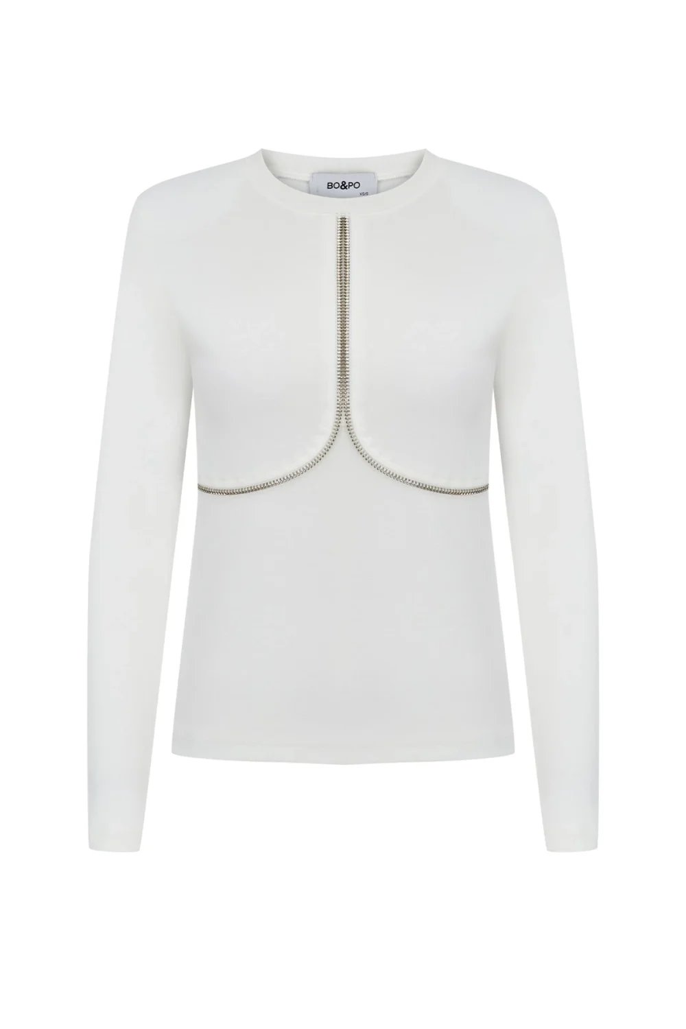 Bo&Po-Lotte Top White-Top-1-Milagron.com