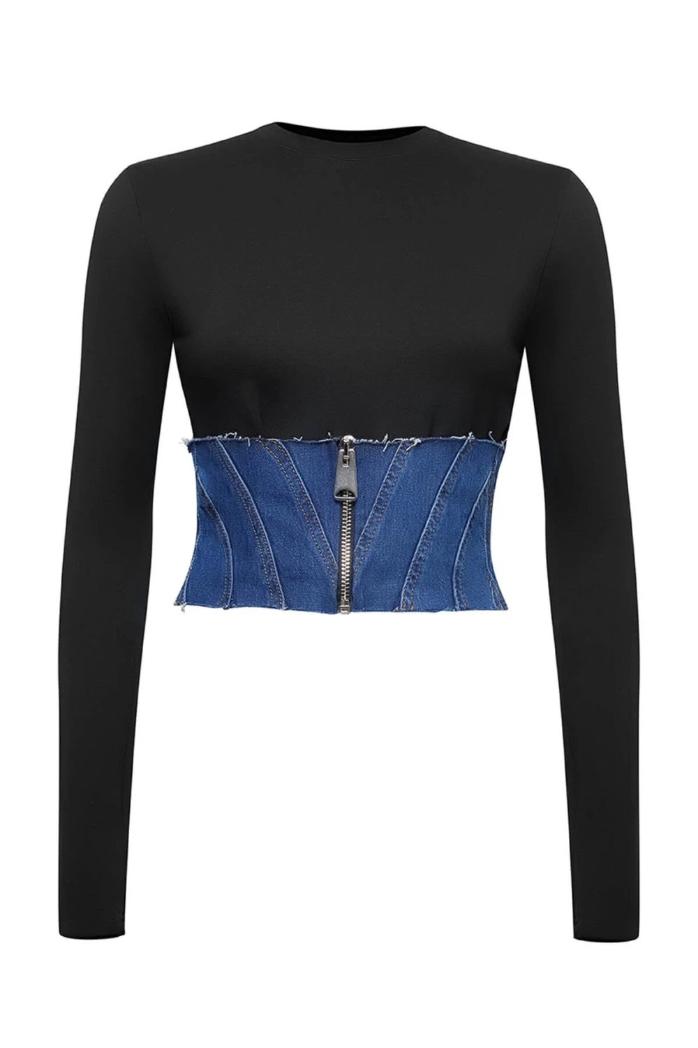 Bo&Po-Rojo Corset Top-Top-1-Milagron.com