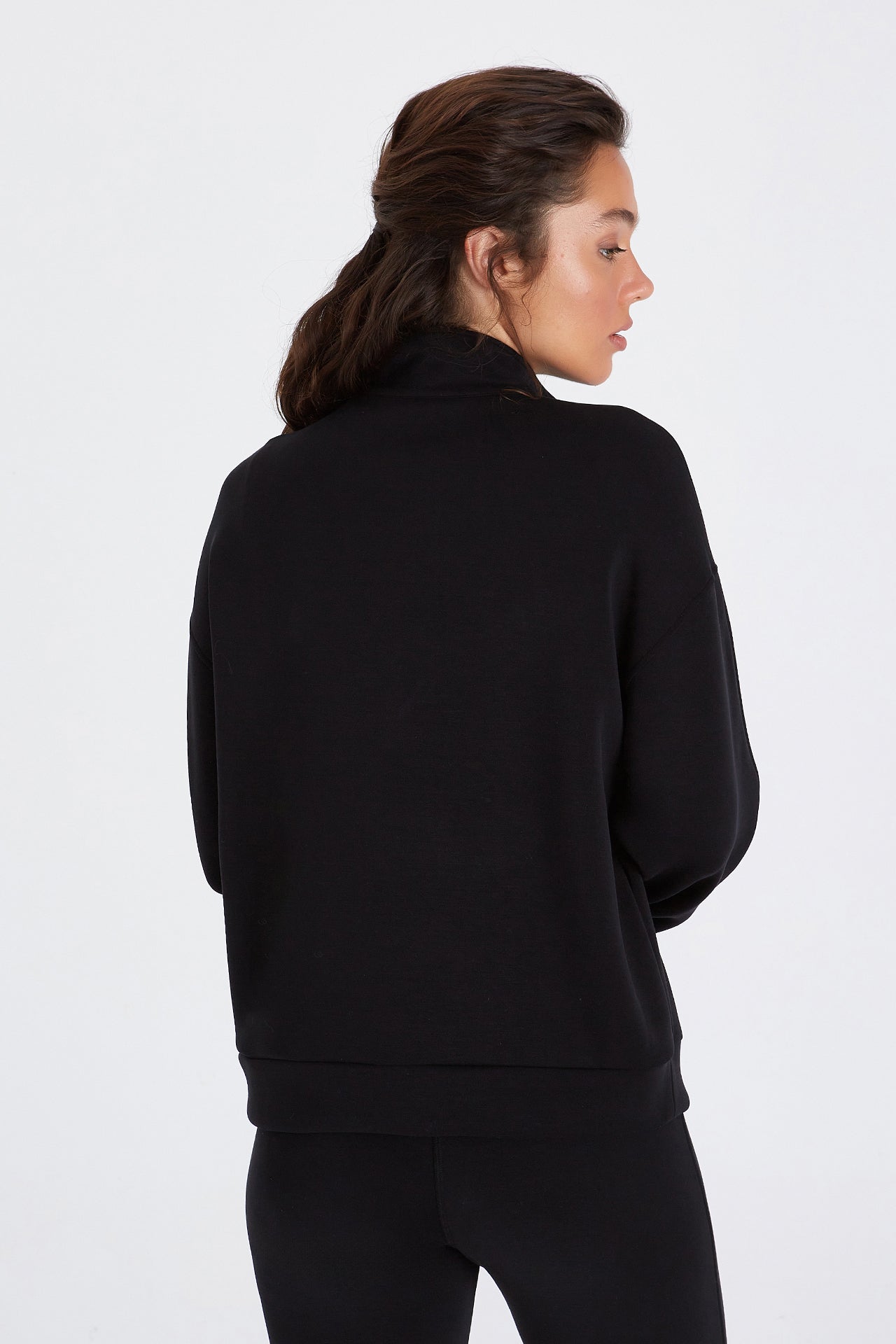 Boboist-Boboist Abby Sweatshirt Abby Dik Yaka Sweatshirt-Sweatshirt-4-Milagron.com