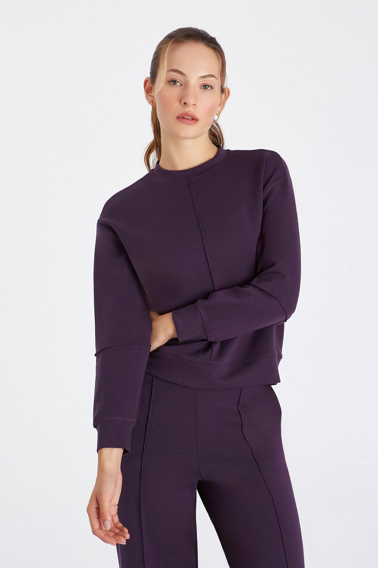 Boboist-Boboist Alisa Sweatshirt Alisa Dikiş Detaylı Sweatshirt-Sweatshirt-1-Milagron.com