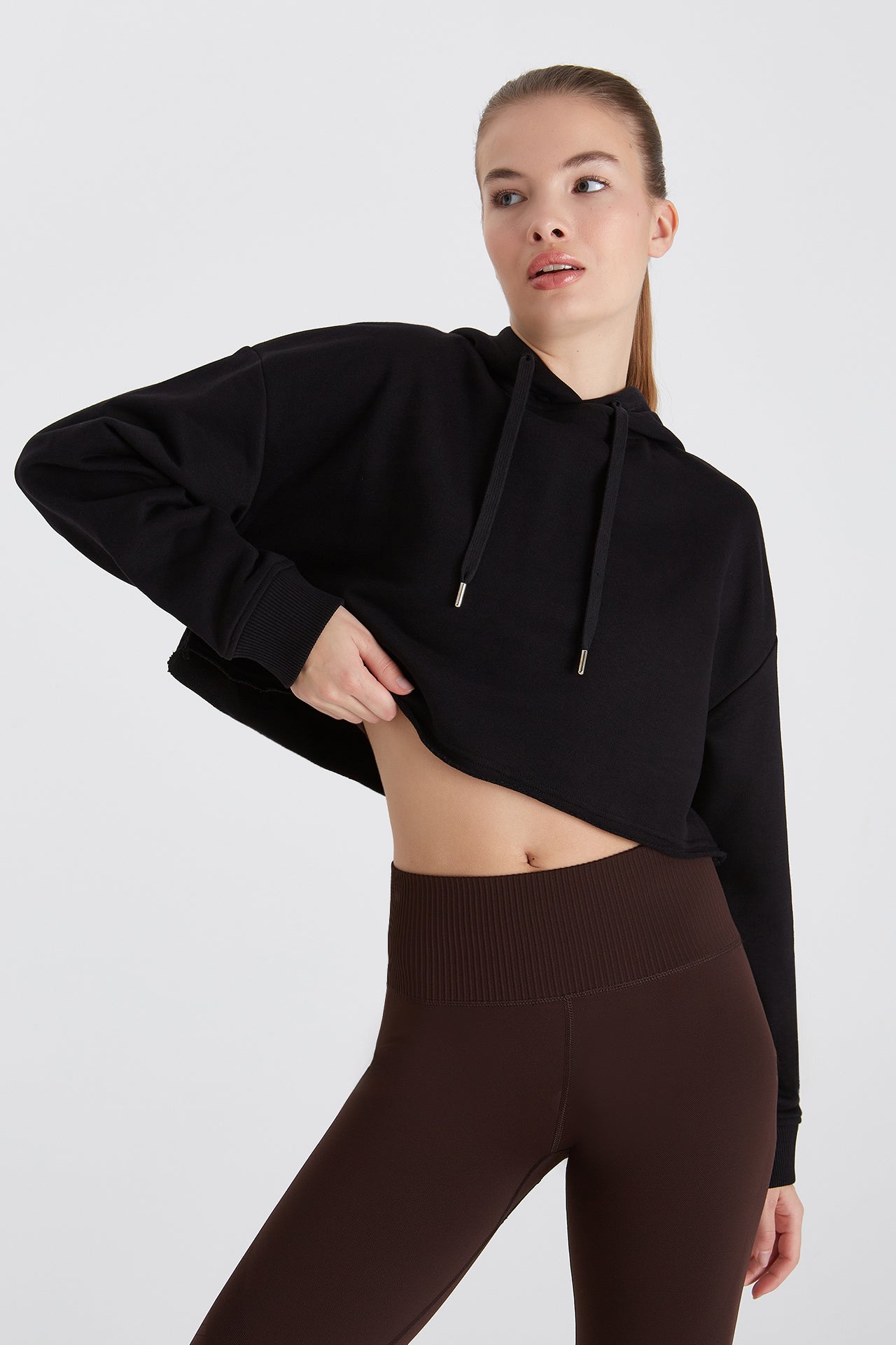 Boboist-Boboist Everly Sweatshirt Everly Kapüşonlu Kısa Sweatshirt-Sweatshirt-1-Milagron.com