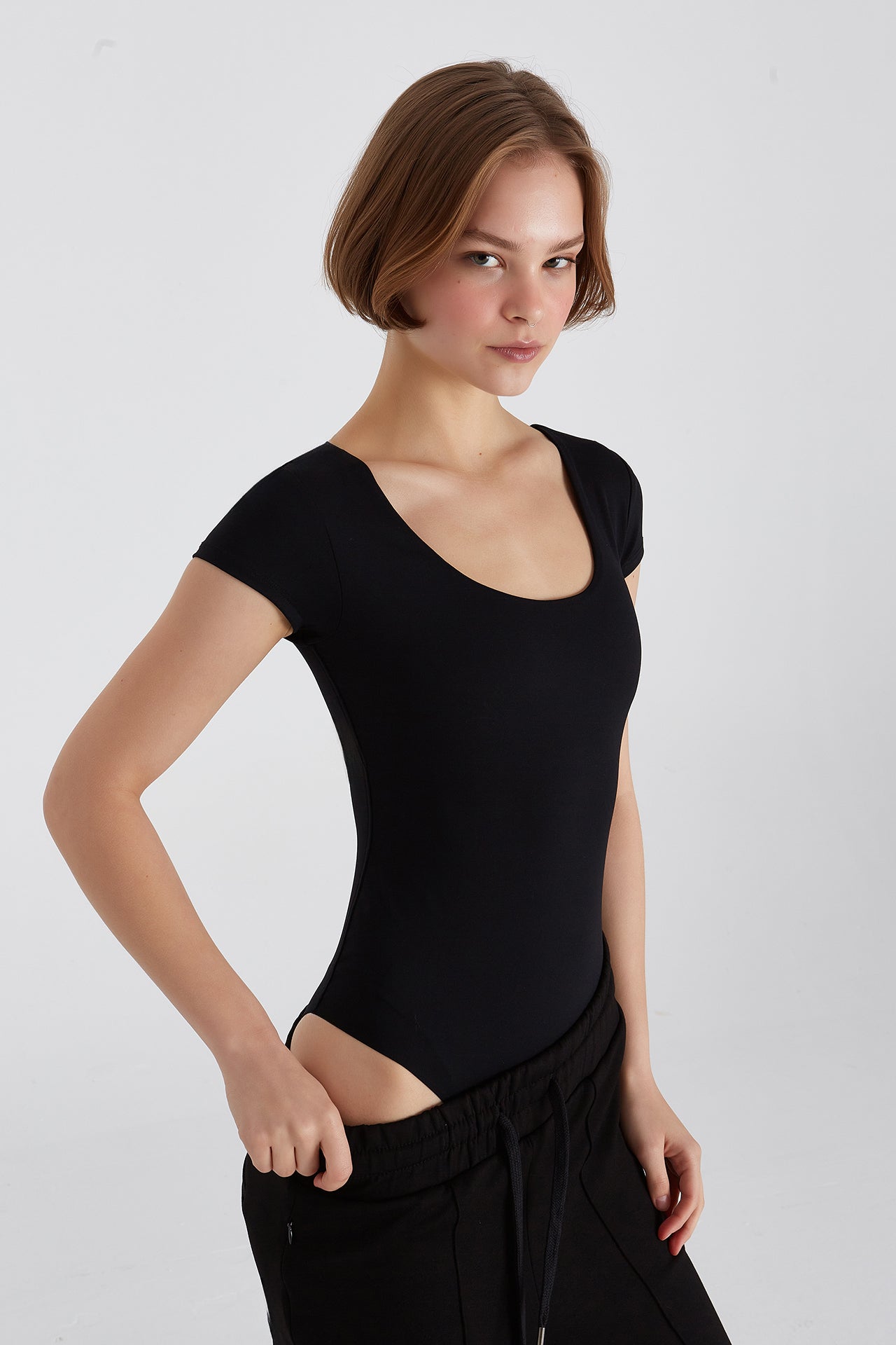 Boboist-Boboist Jodie S.Yaka Bodysuit Jodie Sıfır Yaka Bodysuit-Jodie S.Yaka Bodysuit-1-Milagron.com