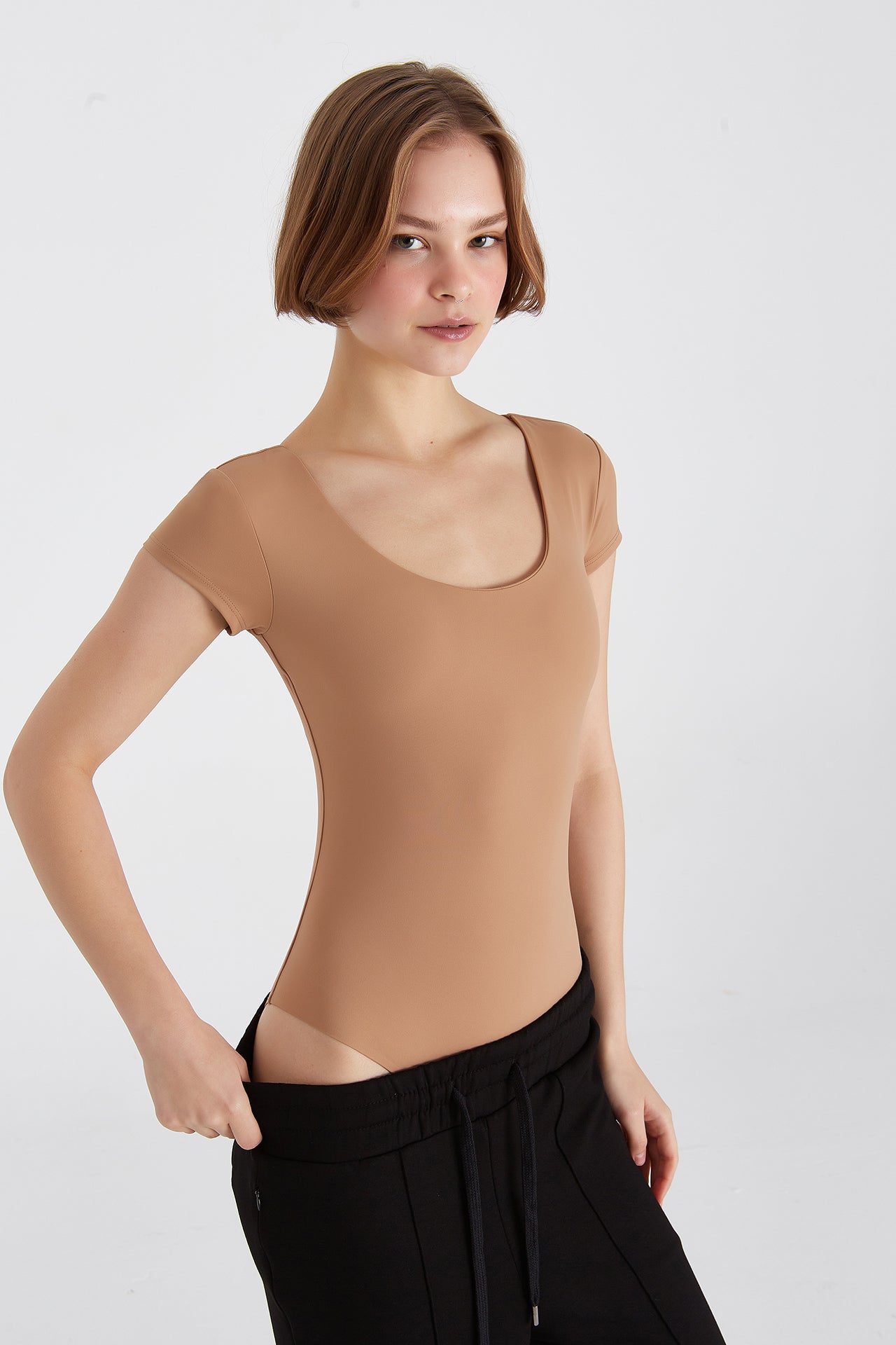 Boboist-Boboist Jodie S.Yaka Bodysuit Jodie Sıfır Yaka Bodysuit-Bodysuit-1-Milagron.com