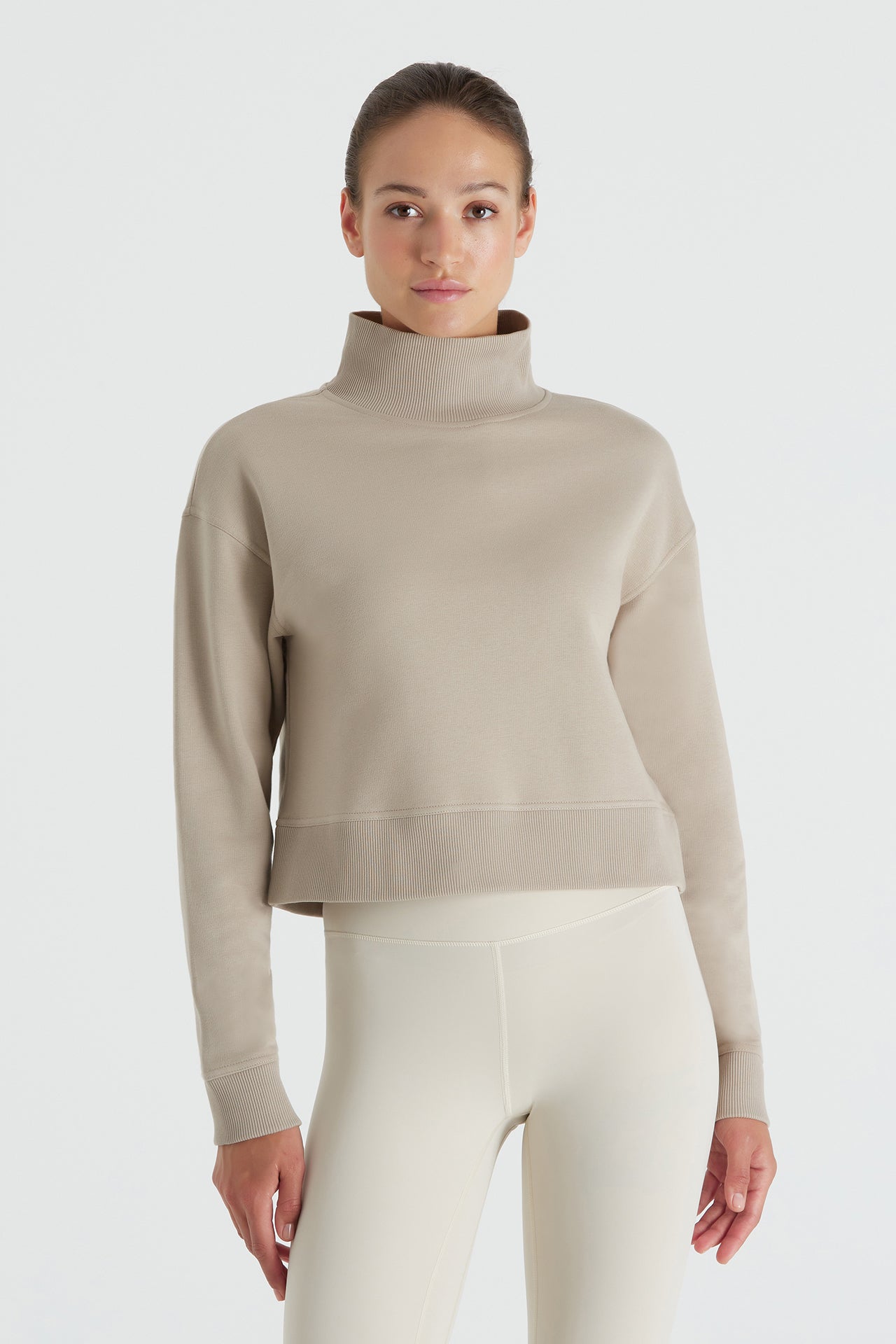 Boboist-Boboist Lori Sweatshirt Lori Dik Yaka Kısa Sweatshirt-Sweatshirt-1-Milagron.com