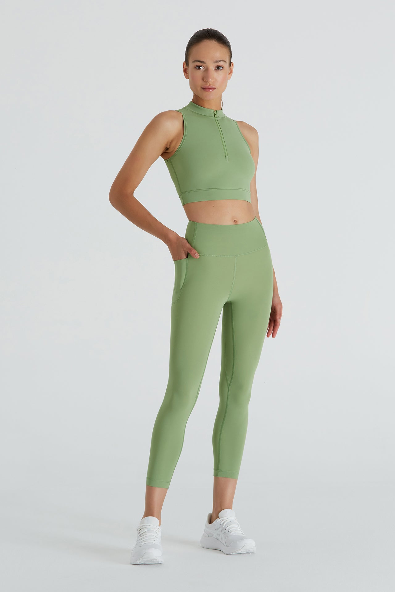 Boboist-Boboist Tera Cepli Tayt Tera Yüksek Bel Crop Boy Cepli Tayt-Tayt-6-Milagron.com