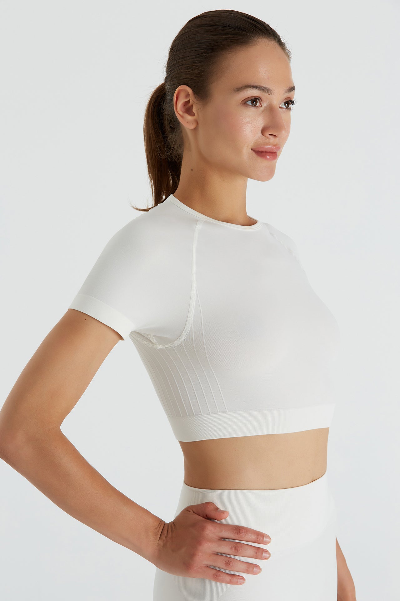 Boboist-Cassia Crop Top Cassia Dikişsiz Crop Top-Crop Top-2-Milagron.com