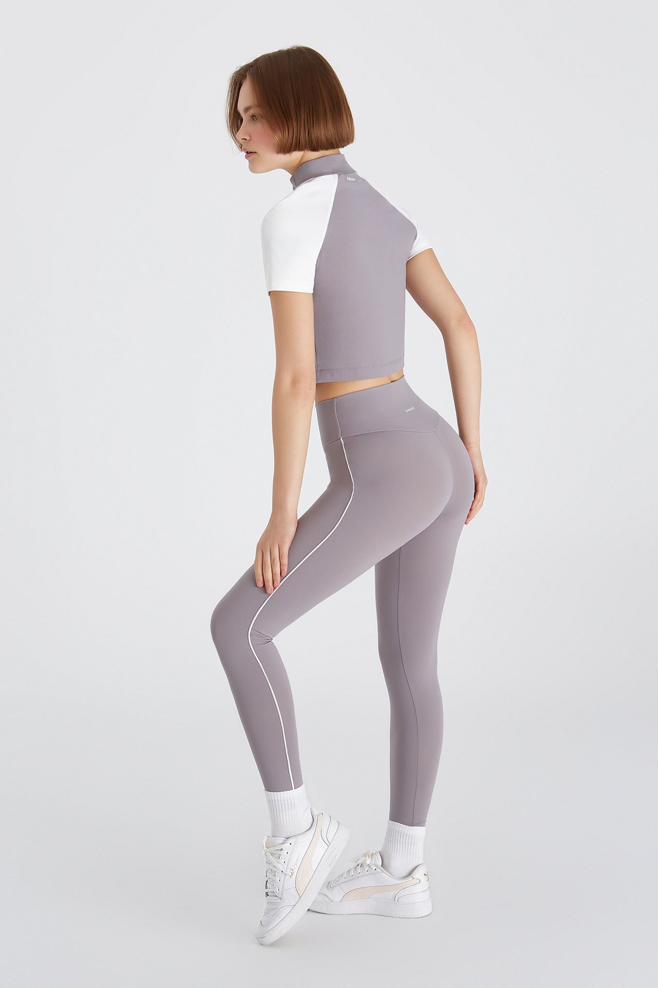 Boboist-Helen Tayt Helen Biye Detaylı Normal Bel 7/8 Boy Tayt-Tayt-1-Milagron.com