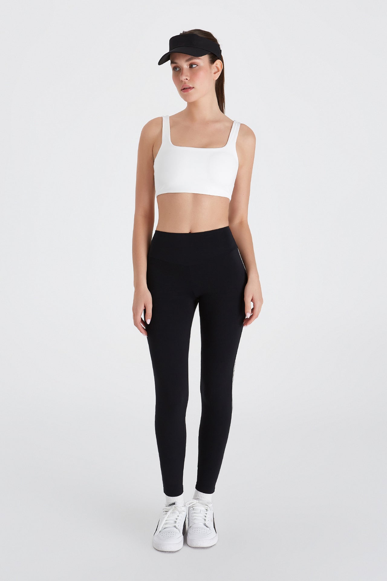 Boboist-Helen Tayt Helen Biye Detaylı Normal Bel 7/8 Boy Tayt-Tayt-1-Milagron.com