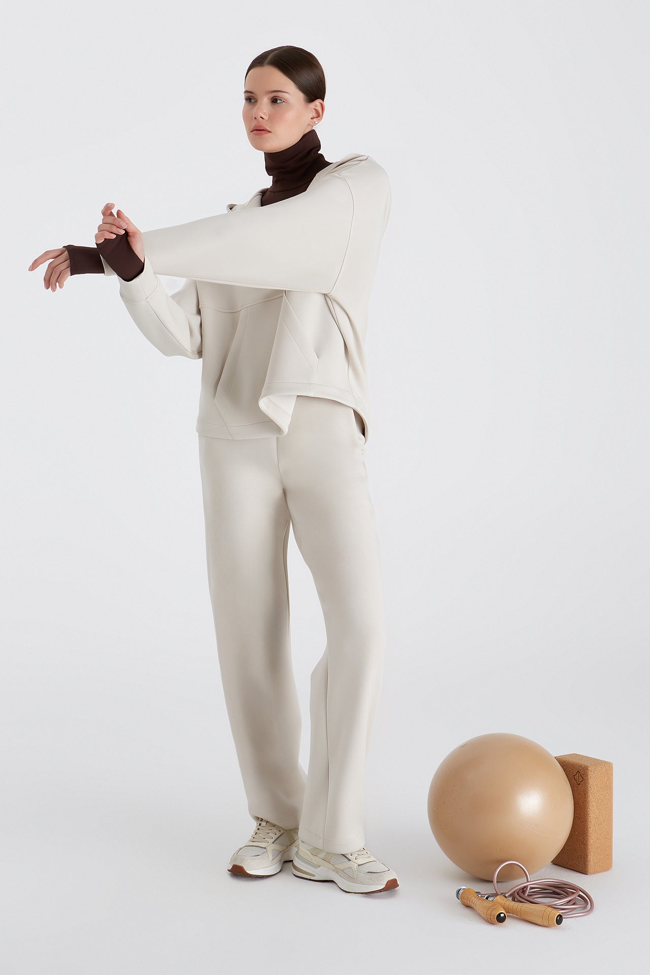 Boboist-Sabrina K Sweatshirt Sabrina Kapüşonlu Sweatshirt-Sweatshirts & Hoodies-2-Milagron.com