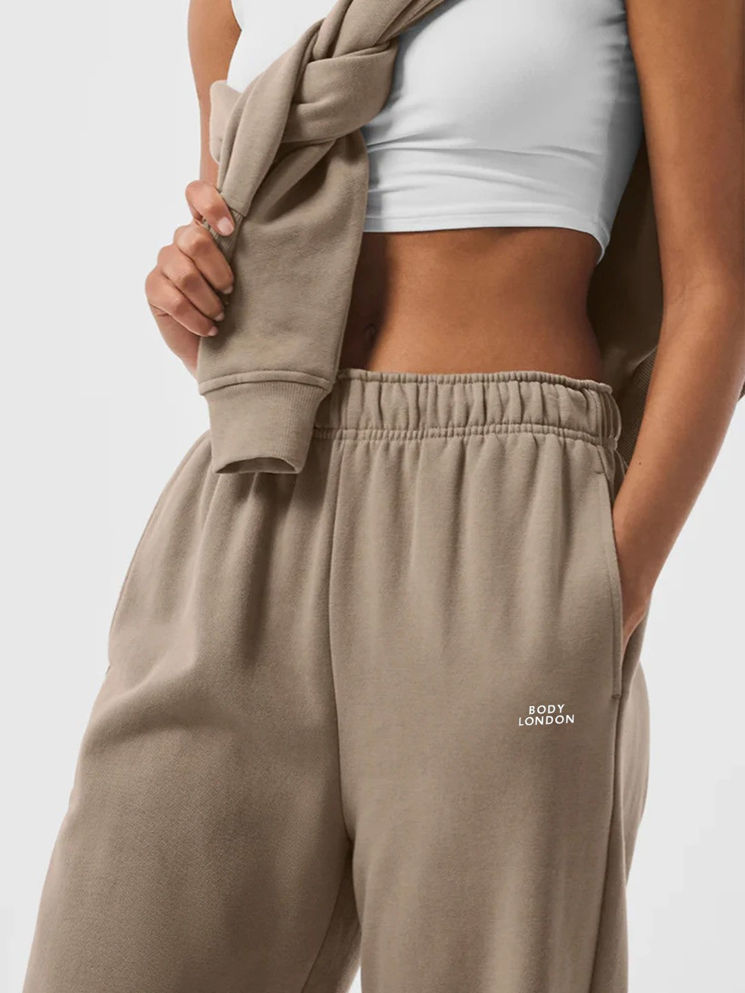 Body London-Body London Düz Paça Eşofman Altı-Eşofman-3-Milagron.com