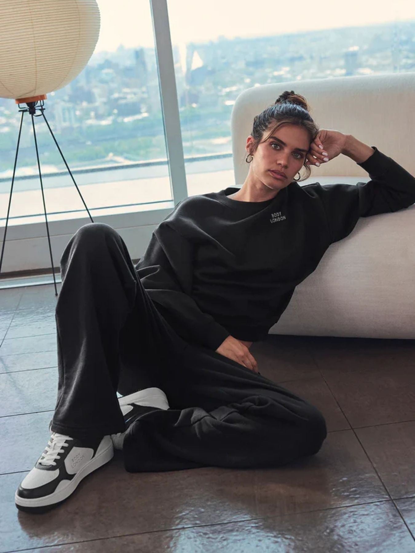 Body London-Body London Siyah Eşofman Altı-Eşofman-10-Milagron.com