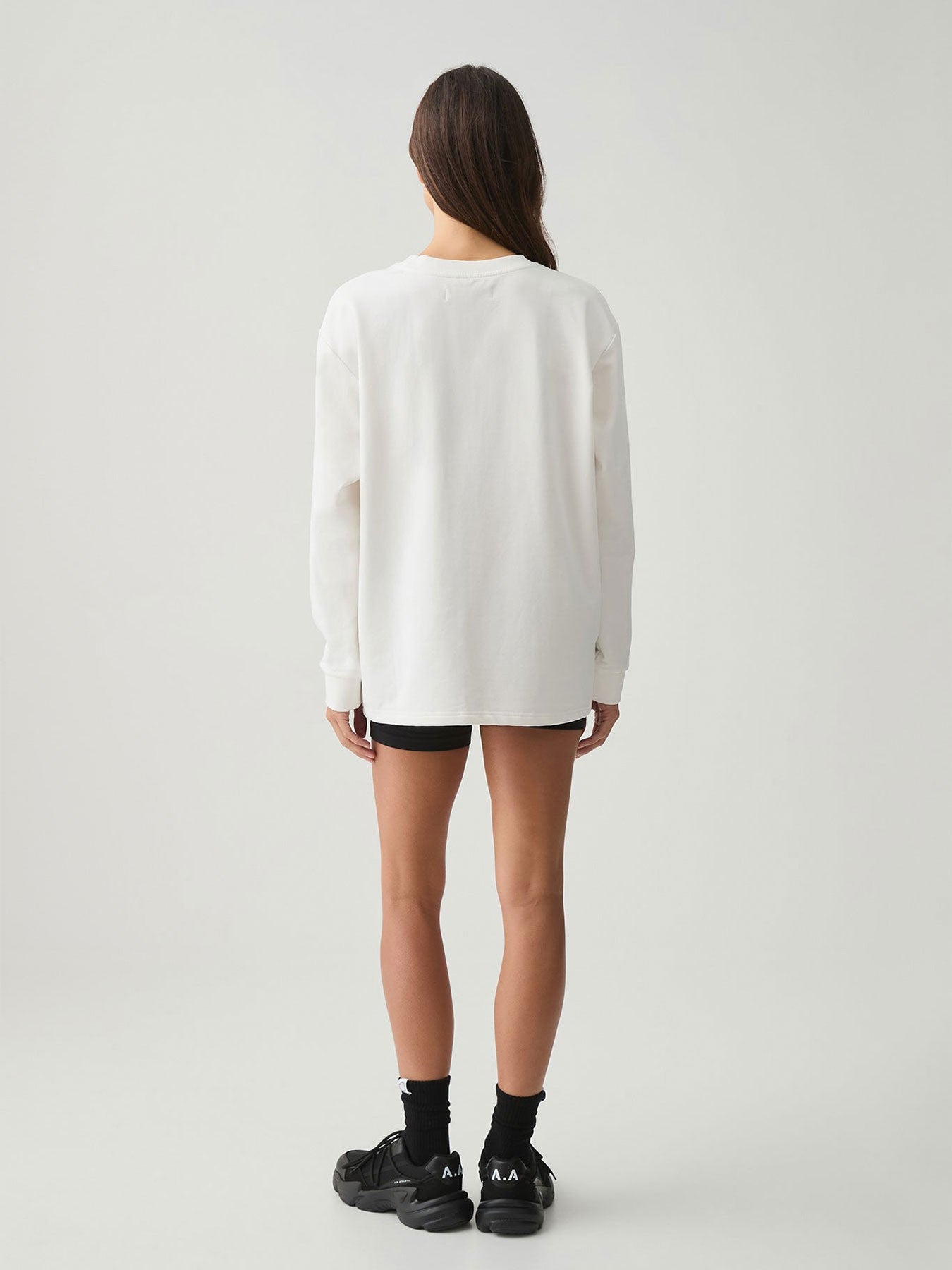 Body London-Body London Manşetli Uzun Kolllu Pamuklu T Shirt-Sweatshirts & Hoodies-6-Milagron.com