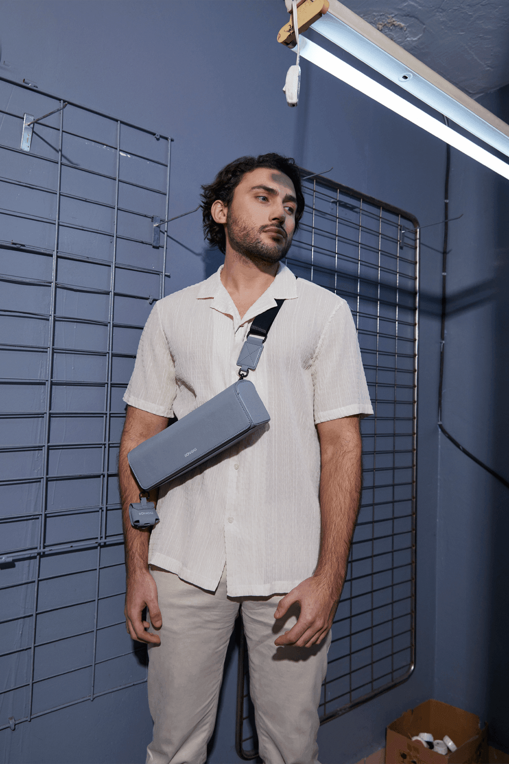 Bonabag-Longi Grey-Omuz Çantası-6-Milagron.com