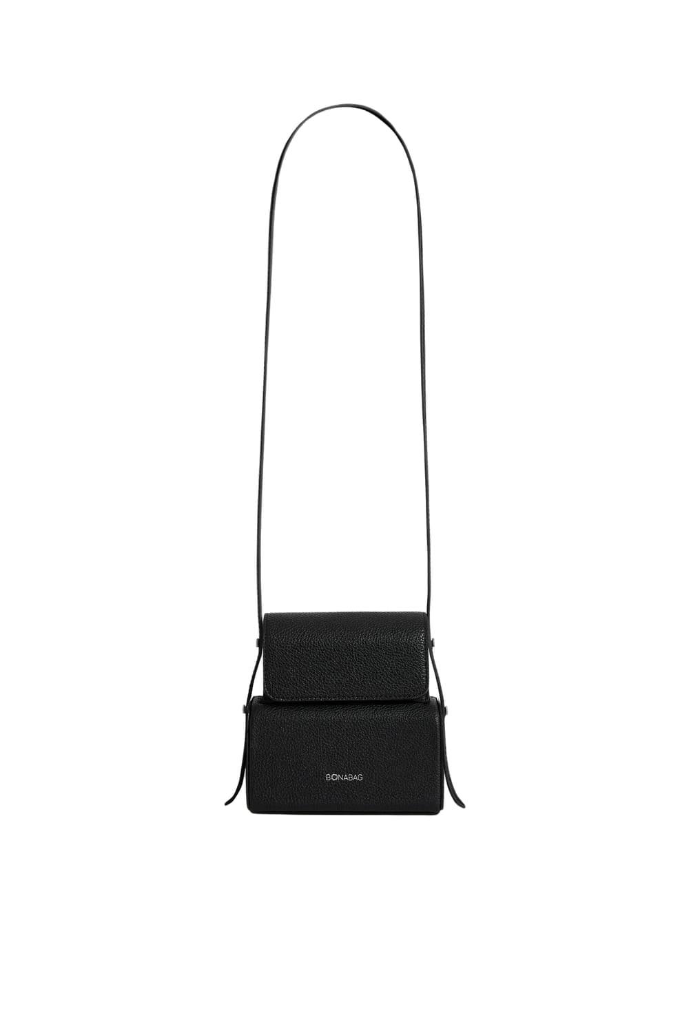 Bonabag-Midi Dualer Black-Omuz Çantası-1-Milagron.com