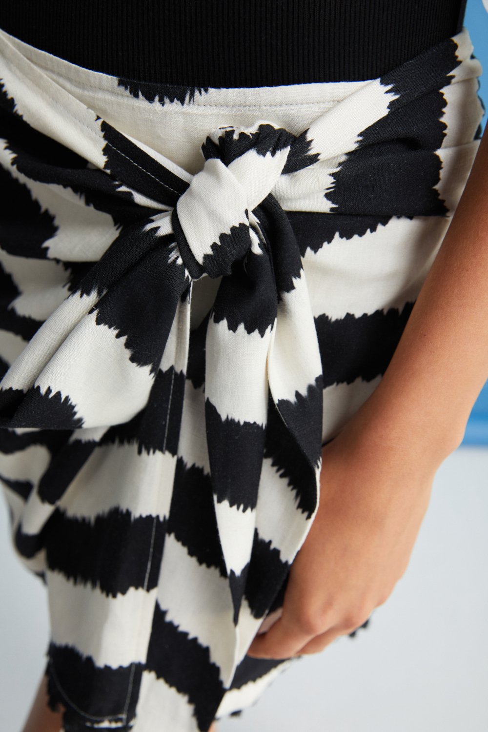 Boneqa Barcelona-Anvelop Kesim Zebra Mini Etek-Etek-5-Milagron.com