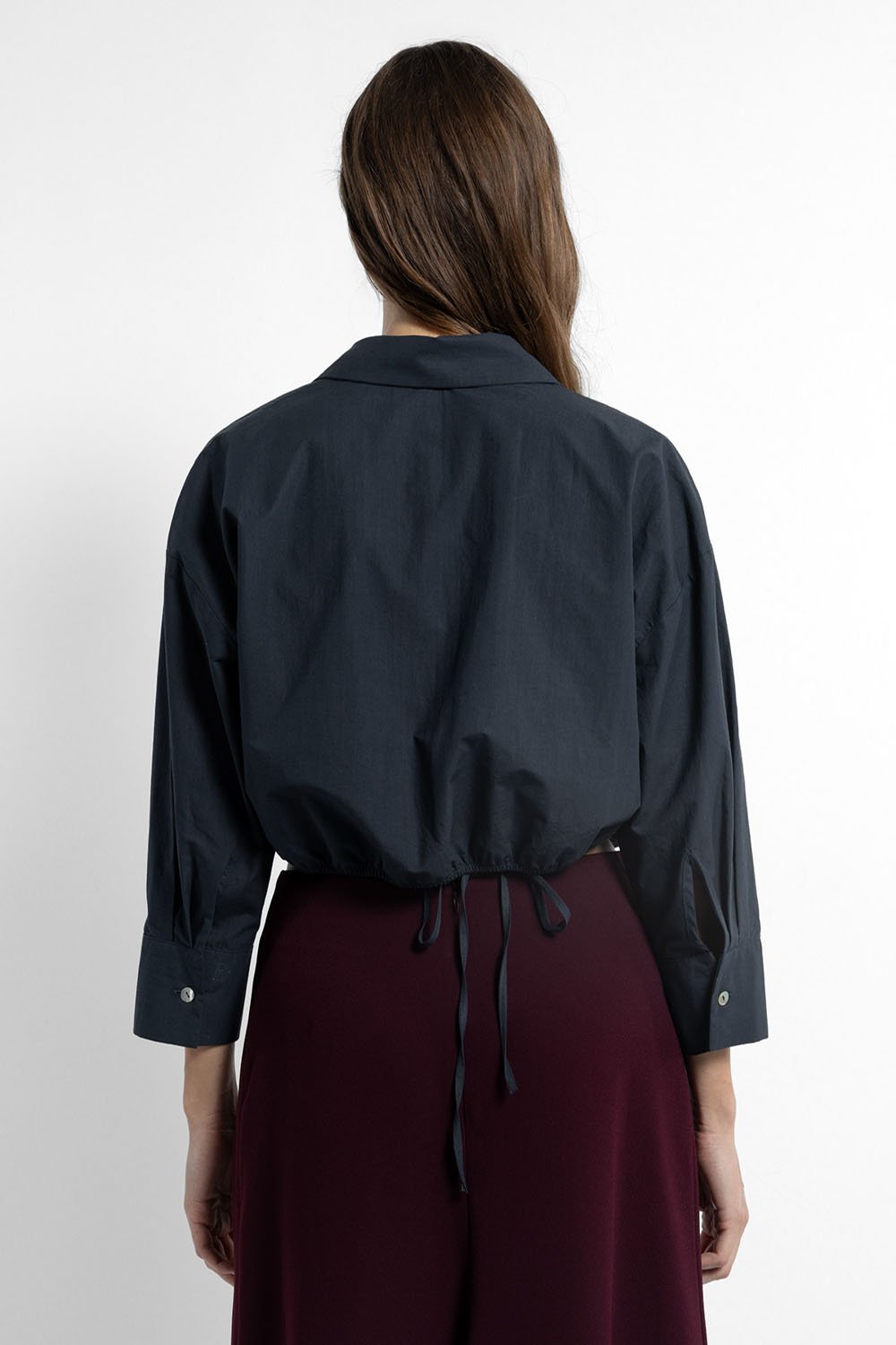 Boneqa Barcelona-Belden Bağlı Crop Gömlek-Gömlek-5-Milagron.com