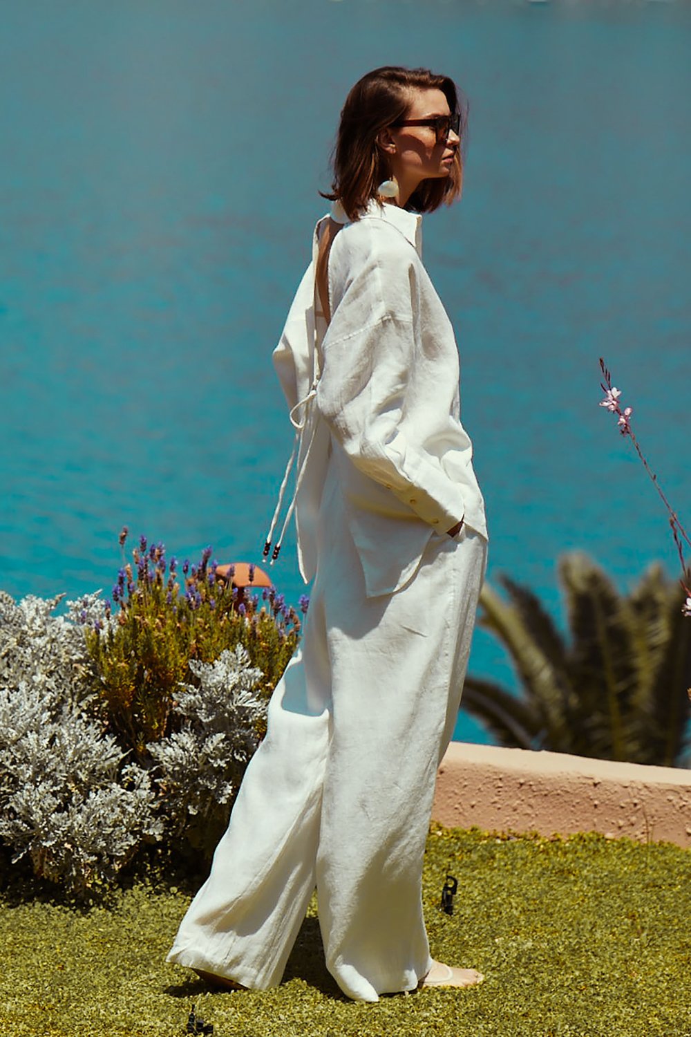 Boneqa Barcelona-Beyaz Keten Pantolon-Pantolon-8-Milagron.com