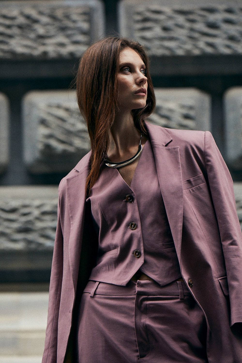 Boneqa Barcelona-Cep Detaylı Pembe Yelek-Yelek-5-Milagron.com