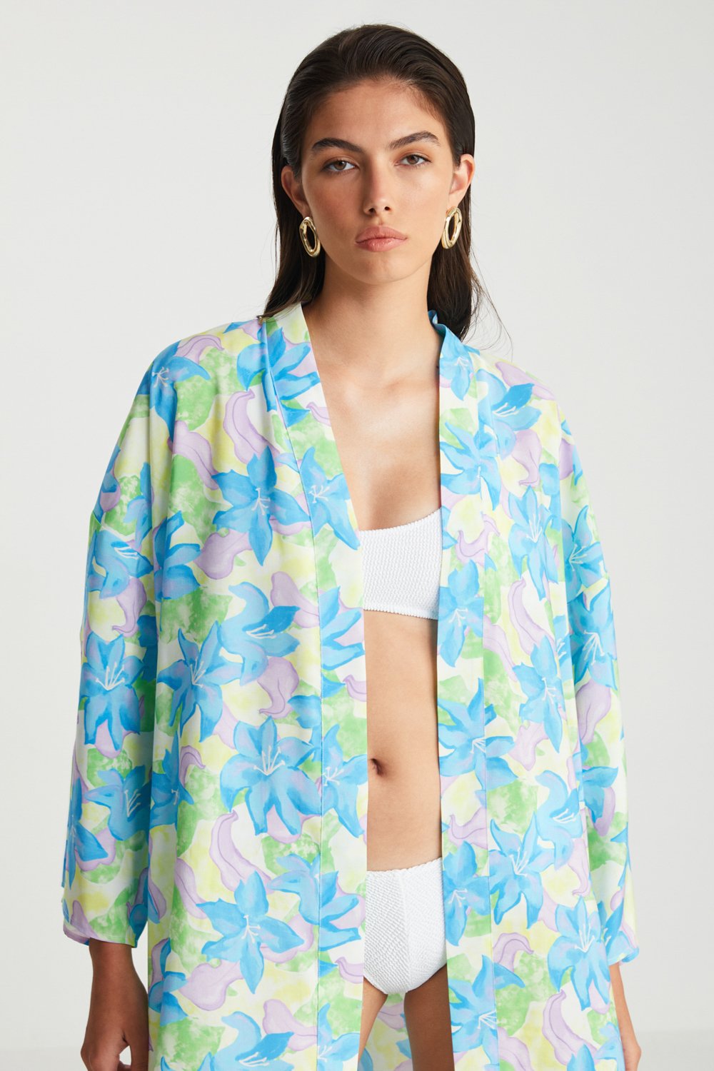 Boneqa Barcelona-Çiçek Desenli Kimono-Kimono-4-Milagron.com