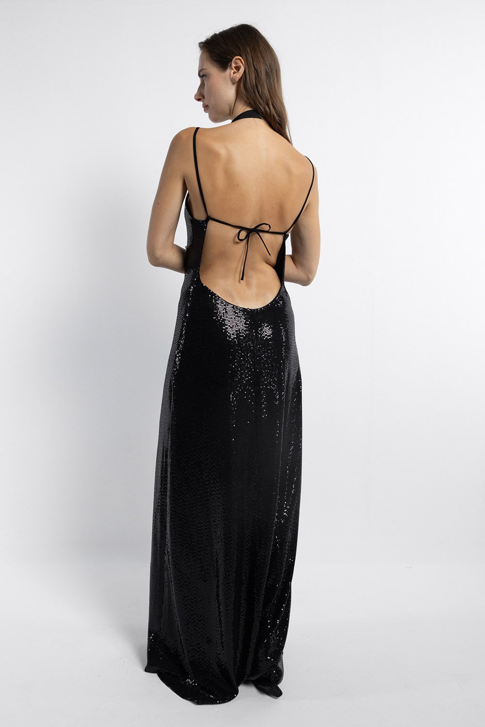 Boneqa Barcelona-Derin Sırt Dekolteli Gece Elbisesi-Elbise-3-Milagron.com