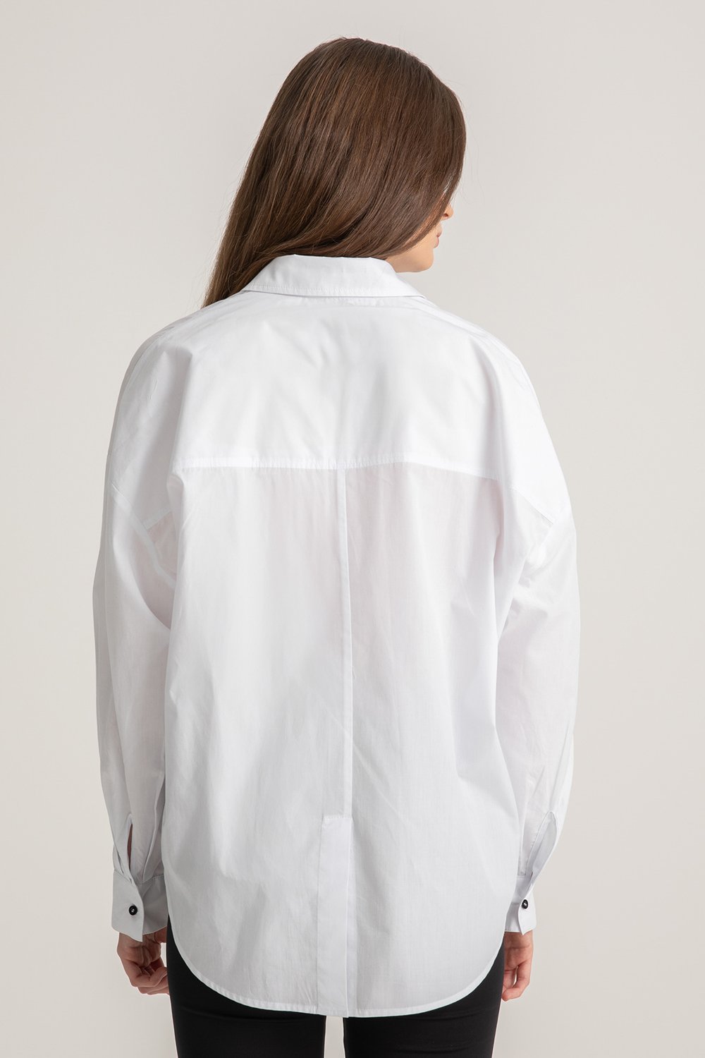 Boneqa Barcelona-Ebru Lale İşlemeli Gömlek-Gömlek-7-Milagron.com