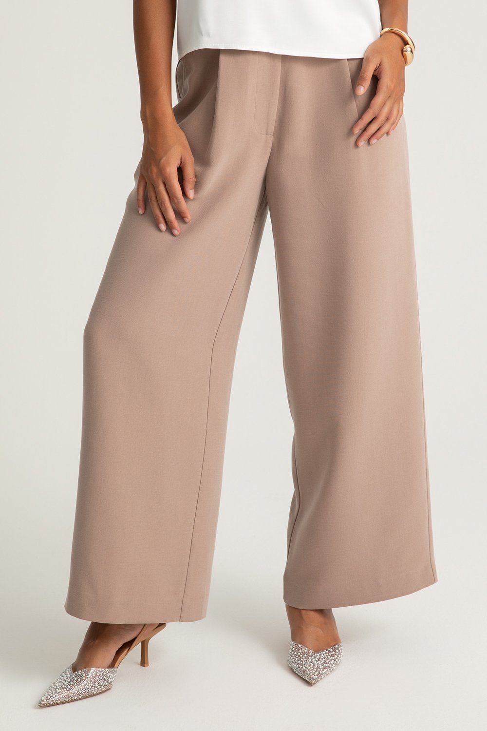 Boneqa Barcelona-Geniş Paça Pileli Pantolon-Pantolon-2-Milagron.com