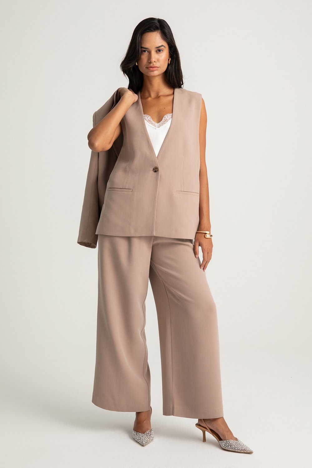 Boneqa Barcelona-Geniş Paça Pileli Pantolon-Pantolon-3-Milagron.com