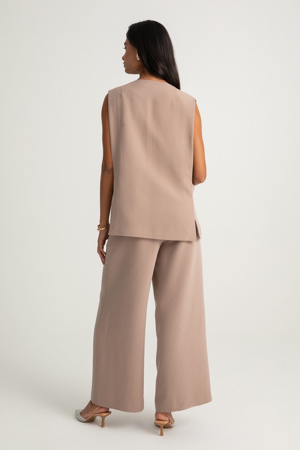 Boneqa Barcelona-Geniş Paça Pileli Pantolon-Pantolon-5-Milagron.com