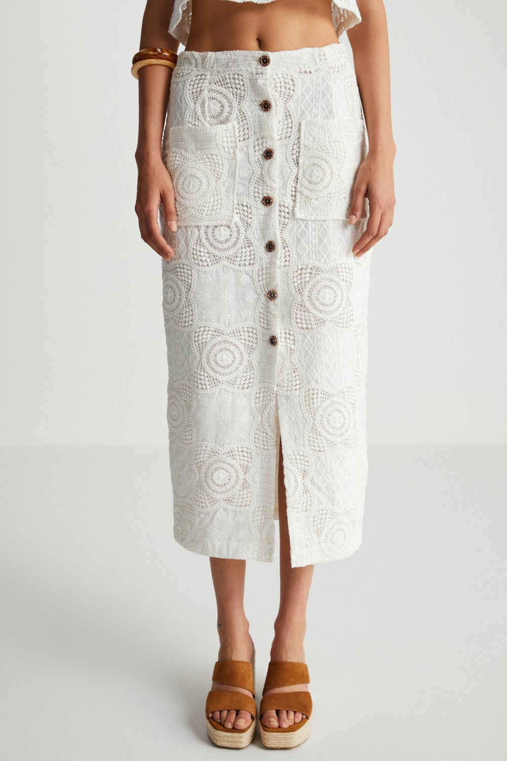 Boneqa Barcelona-Günlük Giyim Brode Etek-Etek-2-Milagron.com