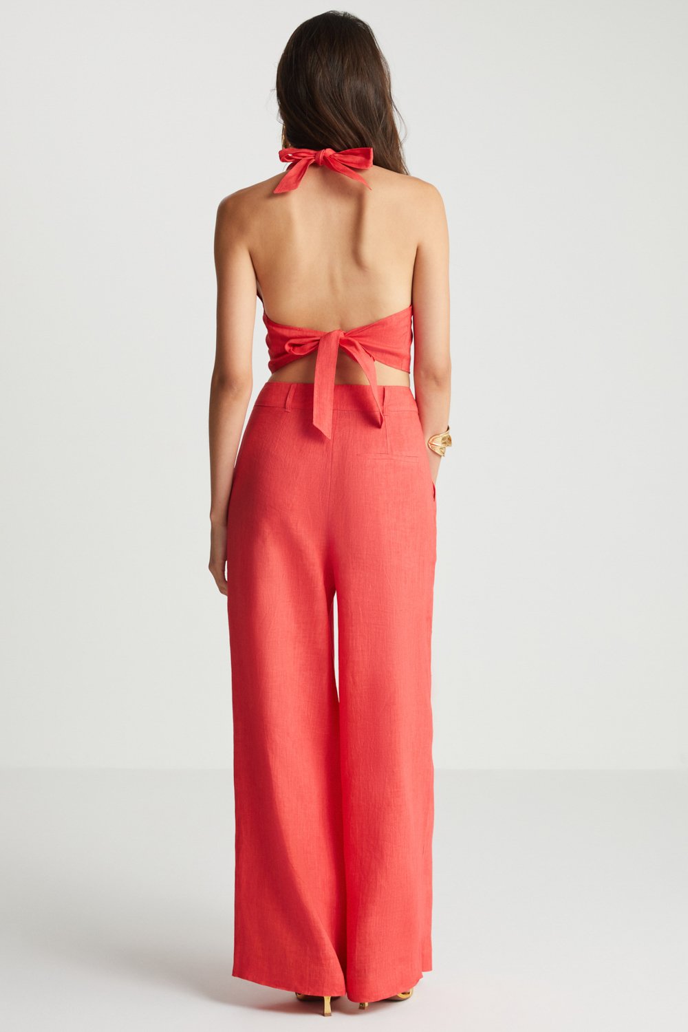 Boneqa Barcelona-Kırmızı Keten Büstiyer-Büstiyer-2-Milagron.com