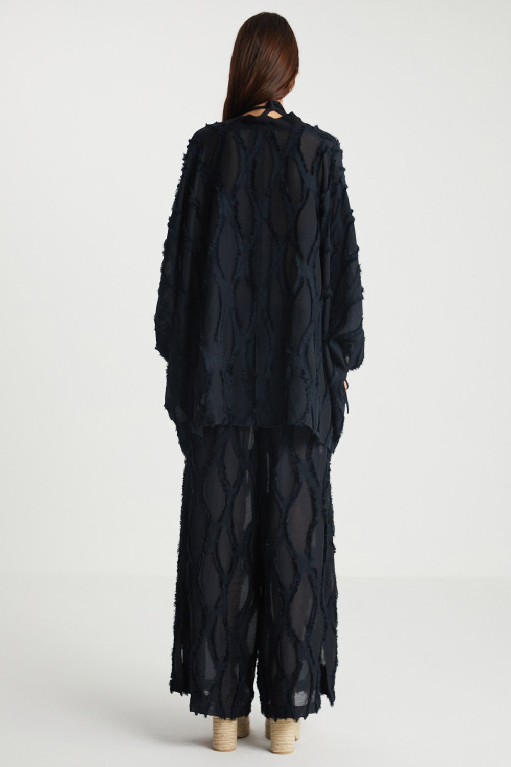 Boneqa Barcelona-Siyah Kaftan-Gömlek-3-Milagron.com