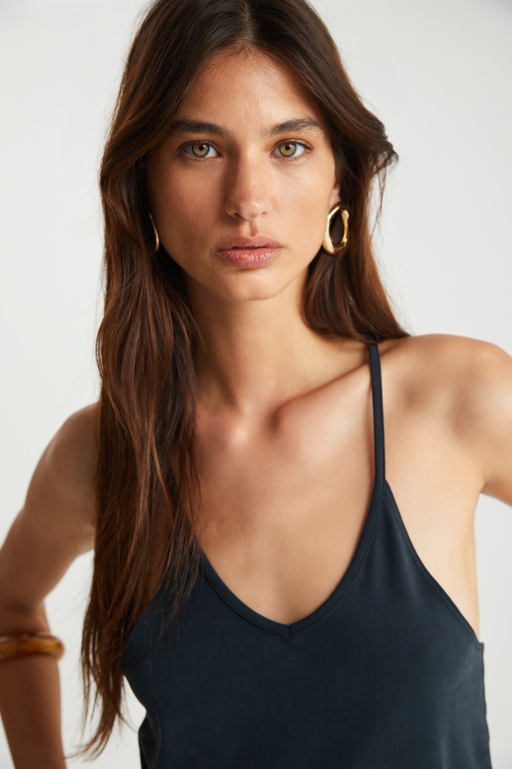 Boneqa Barcelona-Yarışçı Sırtlı Siyah Tişört-T-Shirts-5-Milagron.com