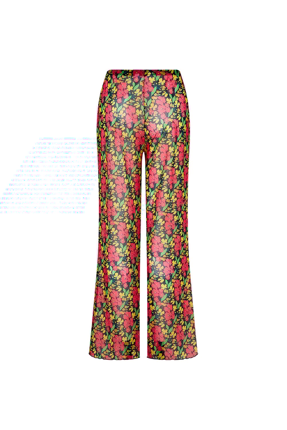 Bonesta-Alvara Fuşya Çiçek Desenli Pantolon Pareo-Pareo & Bandana-2-Milagron.com