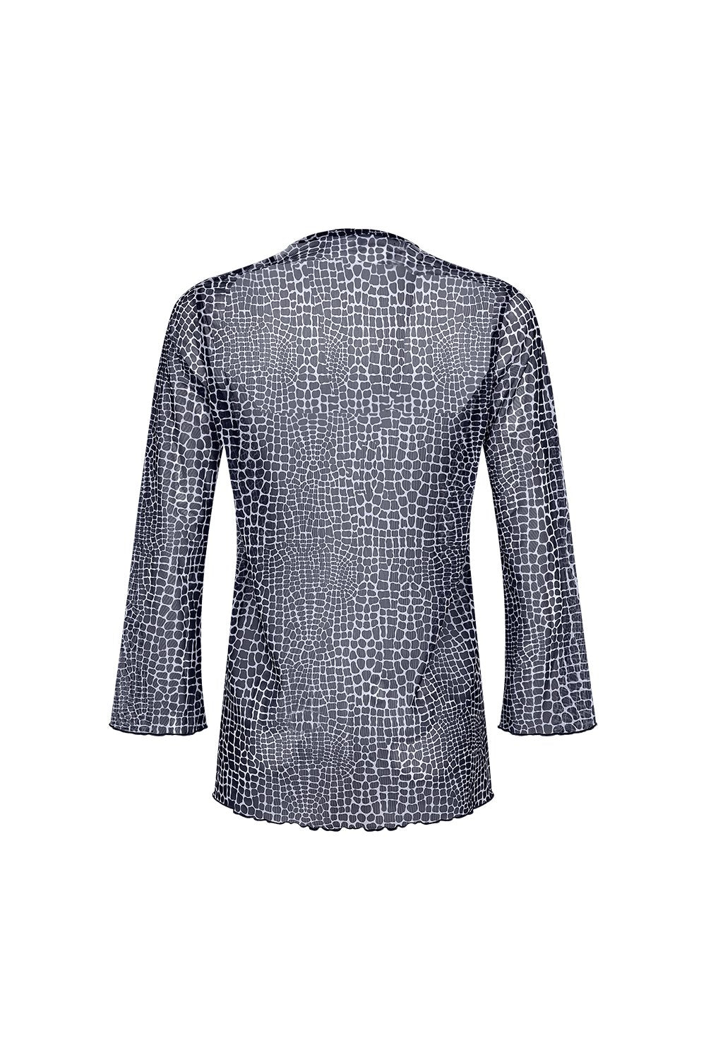 Bonesta-Cameo Mozaik Desenli Önü Bağcıklı Gömlek Pareo-Pareo & Bandana-2-Milagron.com